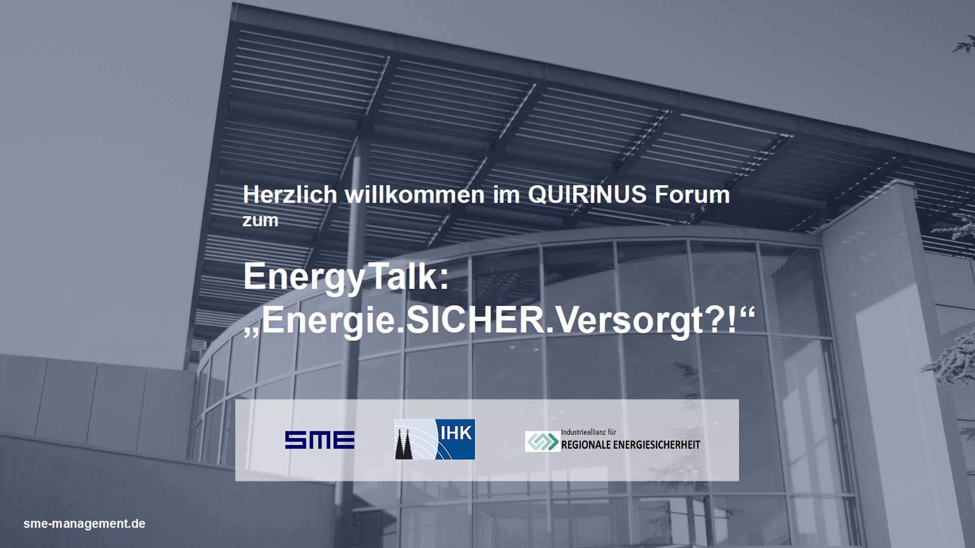 Energy Talk im Quirinus Forum in Heppendorf